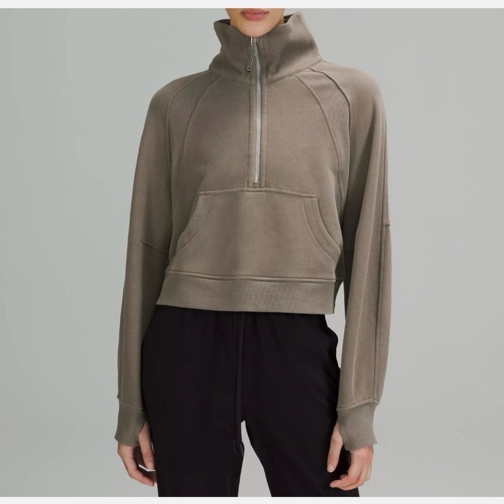 Lululemon Scuba Oversized Funnel Neck Half Zip M/L
